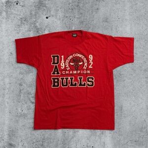 Vintage Chicago Bulls 1992 Eastern Conference Champions Size Large USA NBA Retro